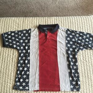 Vintage American Stars and Stripes polo